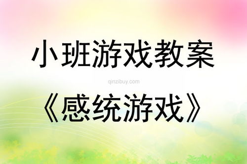 小班感统游戏教案,感官探索之旅